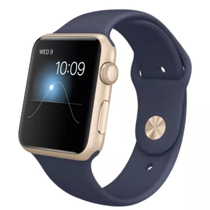42mm Gold Aluminum Case with Midnight Blue Sport Band 42mm Gold Aluminum Case with Midnight Blue Sport Band