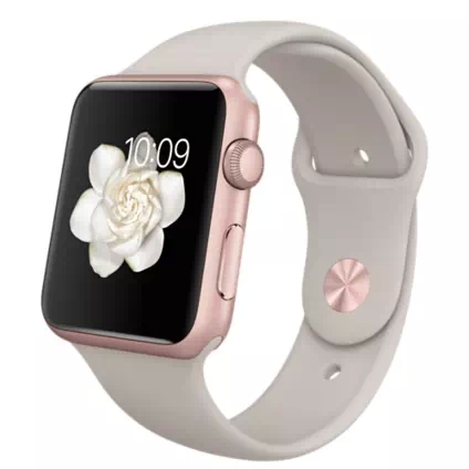 42mm Rose Gold Aluminum Case with Stone Sport Band 42mm Rose Gold Aluminum Case with Stone Sport Band
