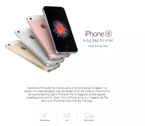 Apple Iphone SE Features Apple Iphone SE Features