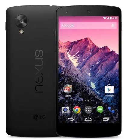 Google Nexus 5x Front and back