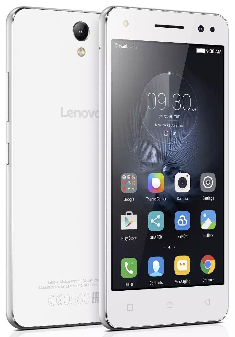 Lenovo Vibe S1 Lite Front and back