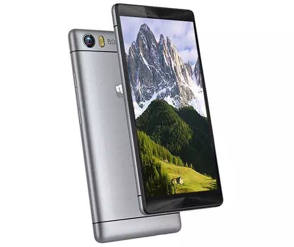 Micromax Canvas Fire 4G Q412 back and front Micromax Canvas Fire 4G Q412 back and front