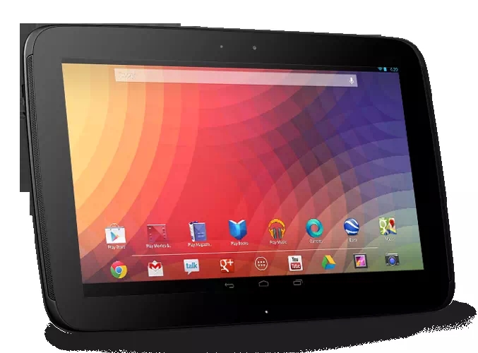Google Nexus 10 Front Google Nexus 10 Front