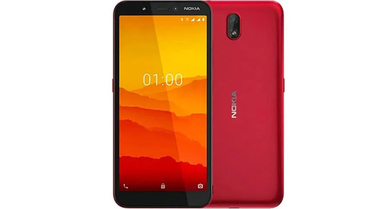 Nokia C1 (Android Go Edition) front and back views Nokia C1 (Android Go Edition) front and back views