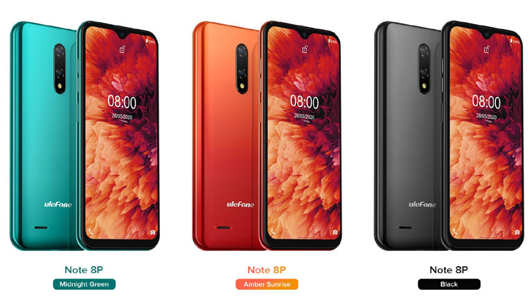 Ulefone-Note-8P-colors