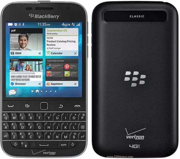 BlackBerry Classic Non Camera Front and back