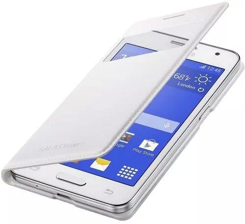 galaxy core 2 dual white horizontal front cover view