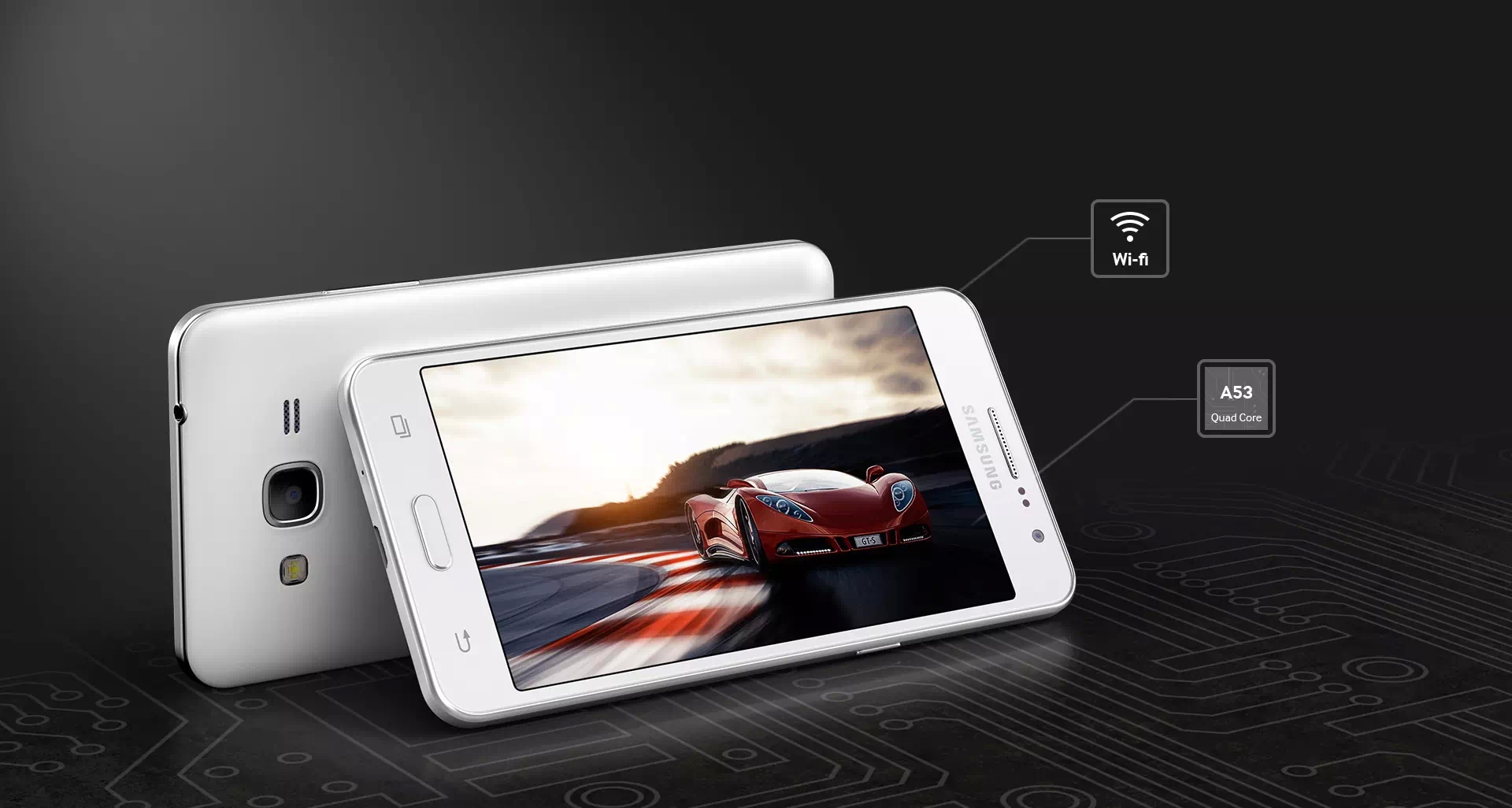galaxy grand prime white horizontal top wifi view galaxy grand prime white horizontal top wifi view