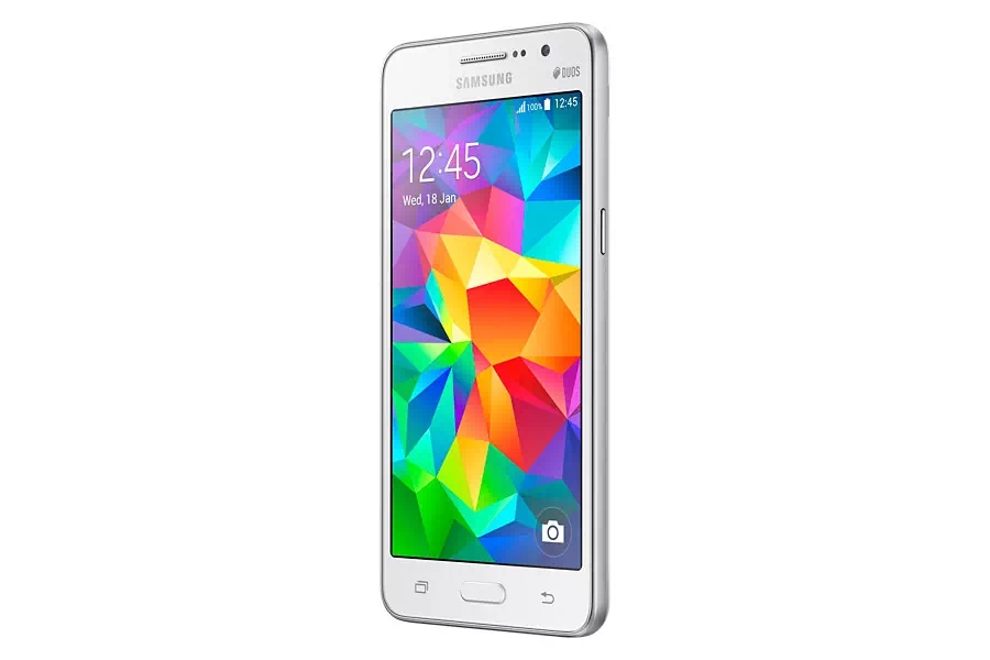 galaxy grand prime white vertical front view galaxy grand prime white vertical front view