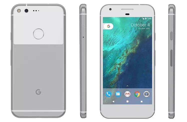 Google Pixel Silver Google Pixel Silver
