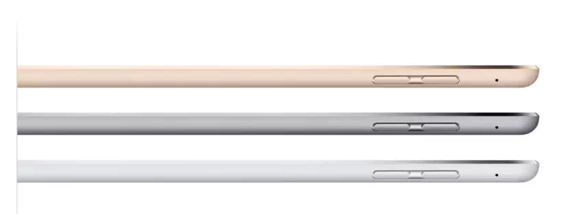 iPad Air 2 colours view