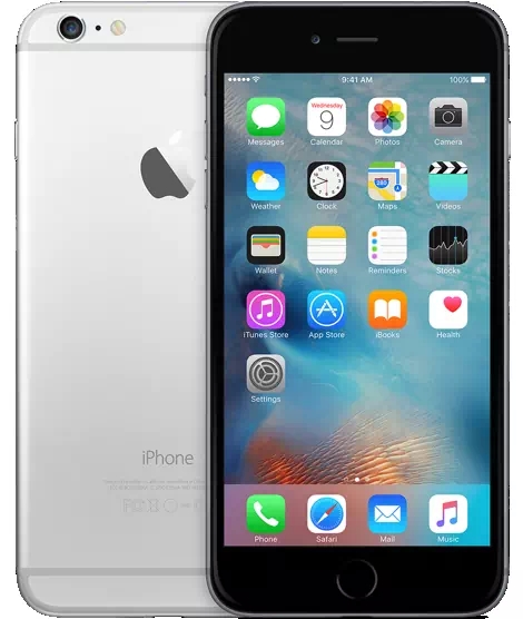 iPhone 6 Plus front view iPhone 6 Plus front view