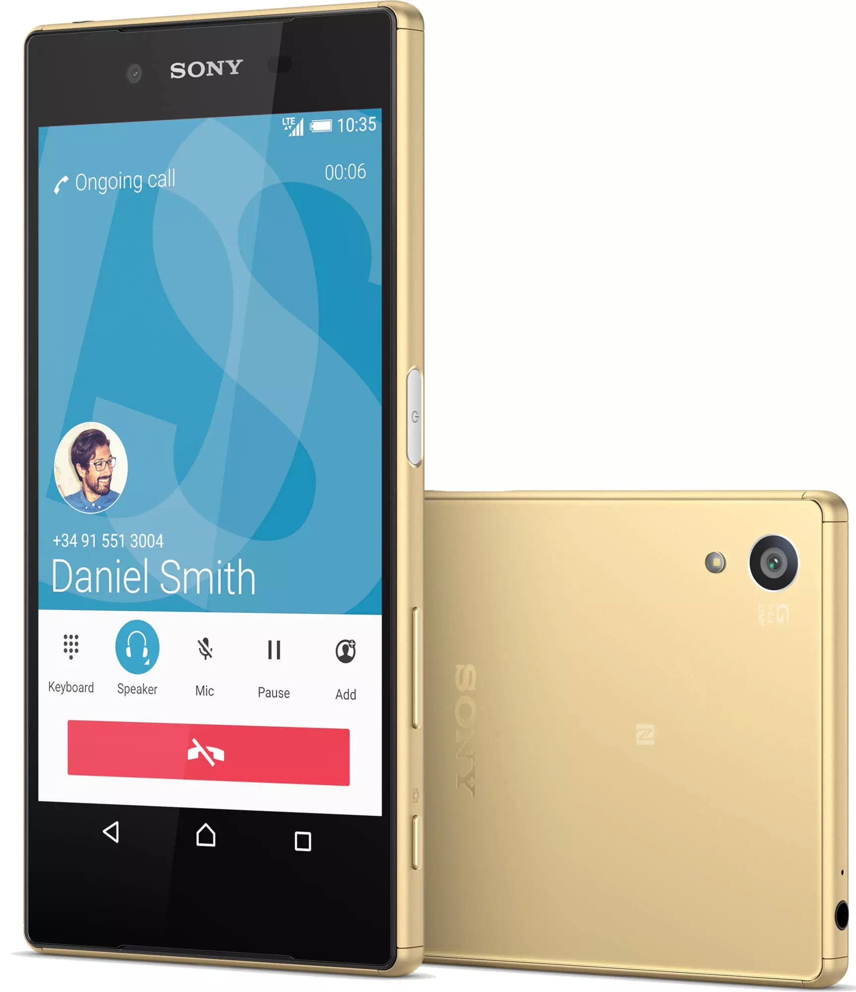 Sony Xperia Z5 Front and back Sony Xperia Z5 Front and back